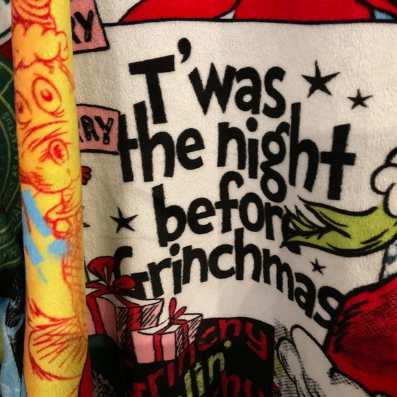 Grinch velour shirt,Justice large. - Picture 7 of 8